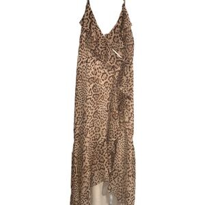 Express Animal Print Maxi Dress